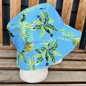 Light Blue Tropical Bucket Hat